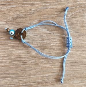 Lucky charm evil eye bracelet